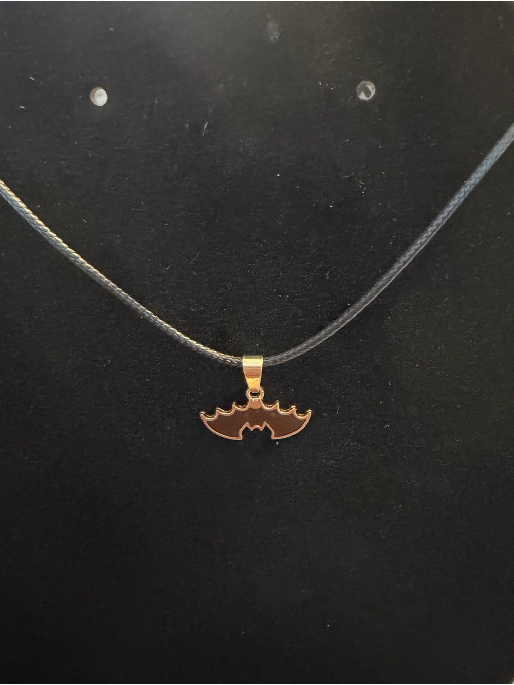🎃New🎃Gold Bat Pendant Necklace